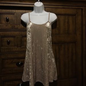 Honey and Rosie Velvet Strap Dress